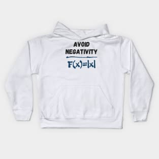 Negativity Formula Funny Saying Math Equation Kids Hoodie